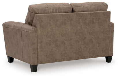 Navi - 3 Pc. - Sofa, Loveseat, Rocker Recliner - Fossil - Hornell Furniture Outlet