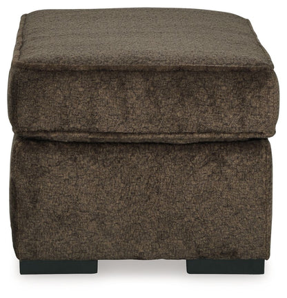 Aylesworth - Chocolate - Ottoman - Hornell Furniture Outlet