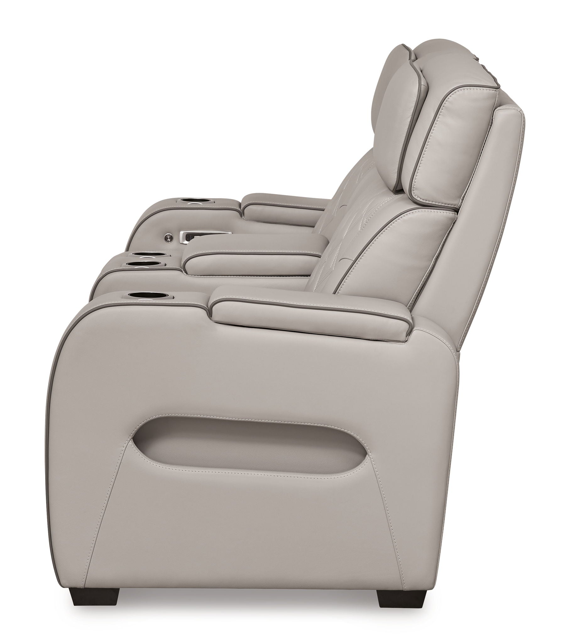 Boyington - Power Reclining Loveseat With Console/Adj Hdrst - Hornell Furniture Outlet