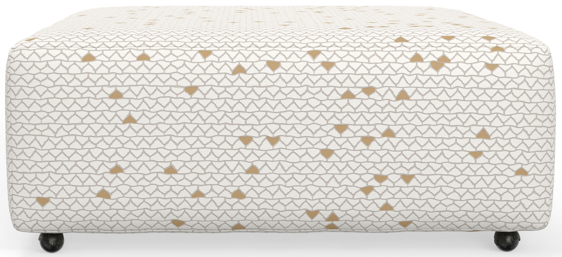 Sanctuary - Castered Cocktail Ottoman - Chalk - Hornell Furniture Outlet