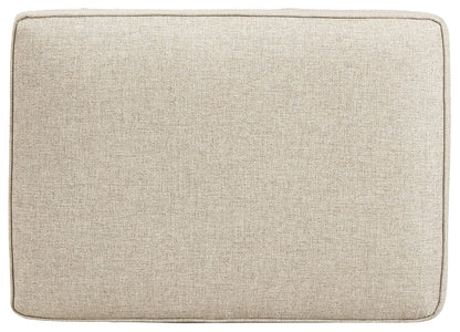 Claredon - Linen - Ottoman - Hornell Furniture Outlet