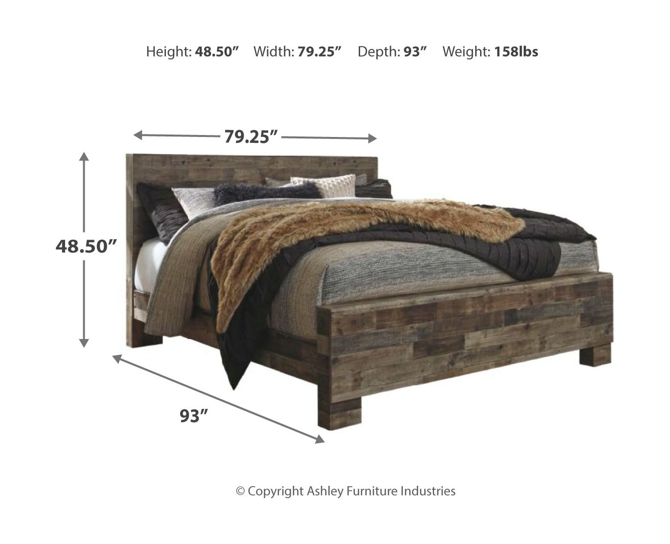 Derekson - Panel Bed - Hornell Furniture Outlet