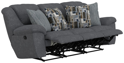Trifecta - Sofa With 3 Recliners and Drop Down Table - Hornell Furniture Outlet