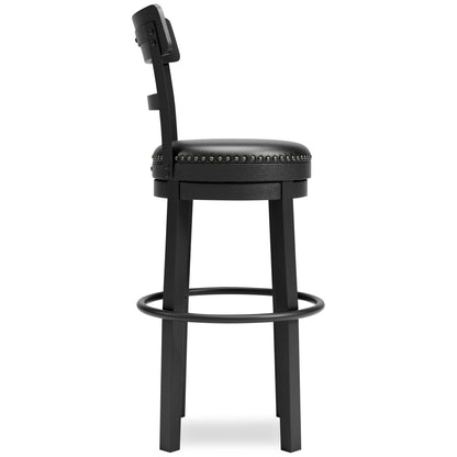 Valebeck - Tall Upholstered Swivel Barstool - Hornell Furniture Outlet