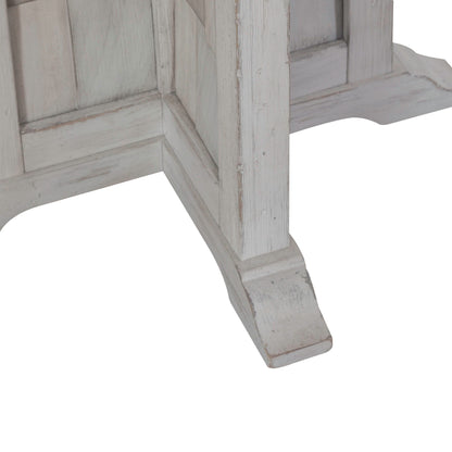 River Place - Round Chairside Table - White - Hornell Furniture Outlet