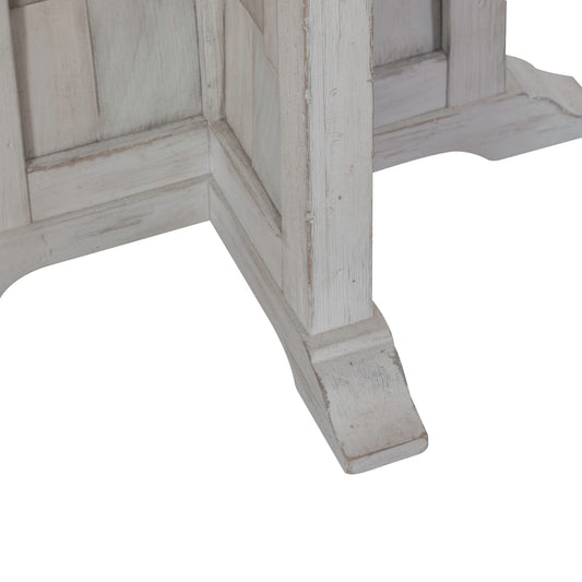 River Place - Round Chairside Table - White - Hornell Furniture Outlet