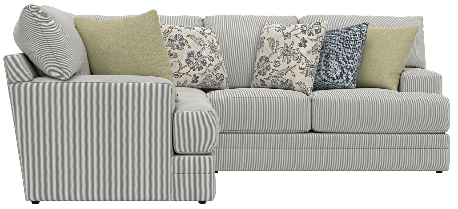 Stockbridge - Sectional With Comfort Coil Seating And 9 Accent Pillows Included - Hornell Furniture Outlet