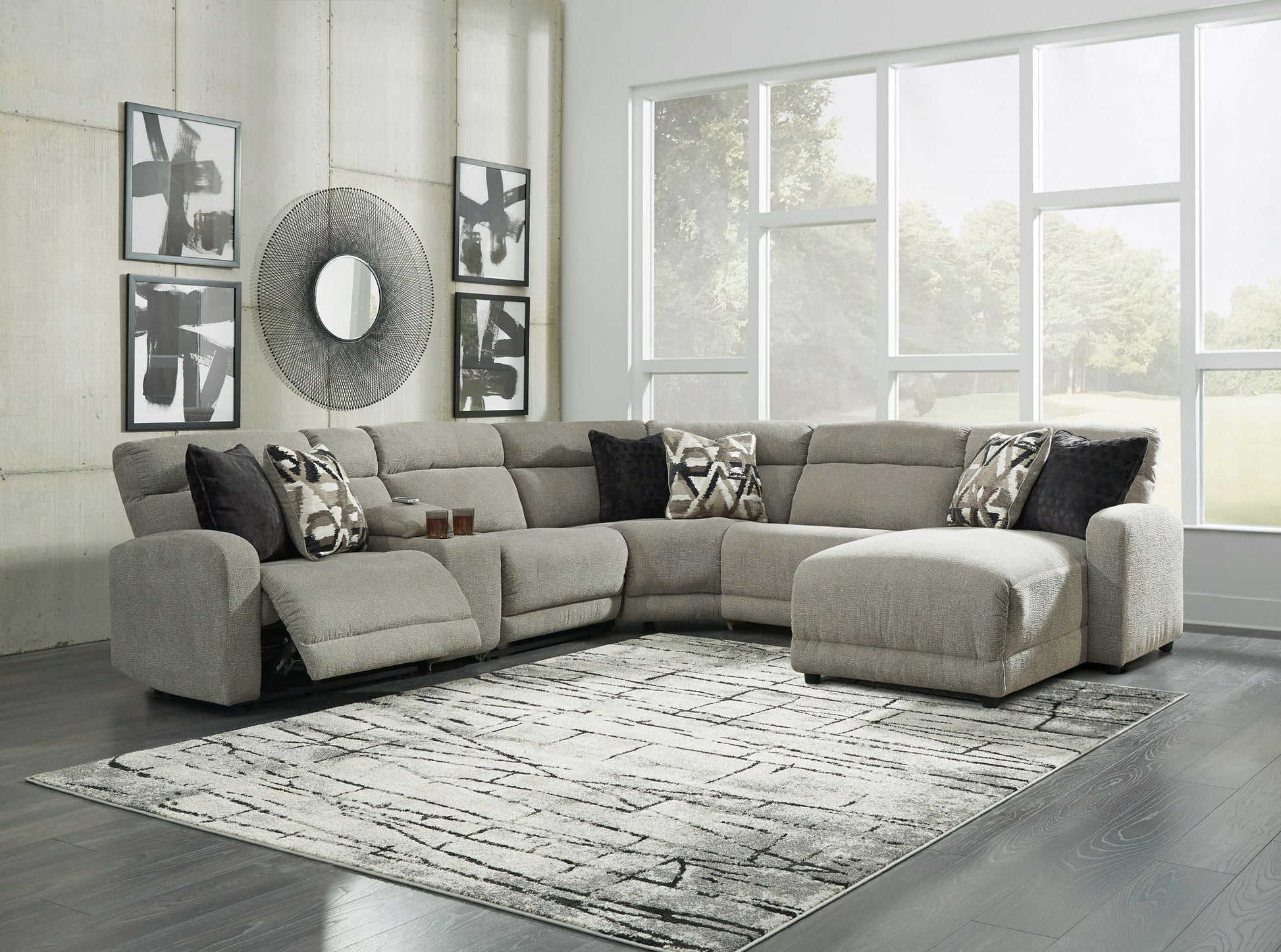 Colleyville - Power Reclining Sectional - Hornell Furniture Outlet