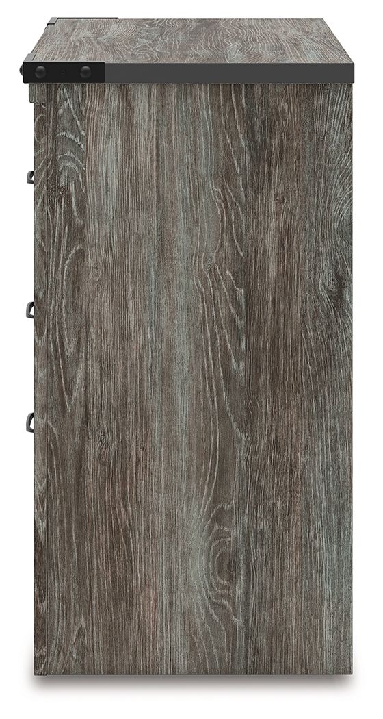 Frandern - Gray - Two Drawer Night Stand - Hornell Furniture Outlet