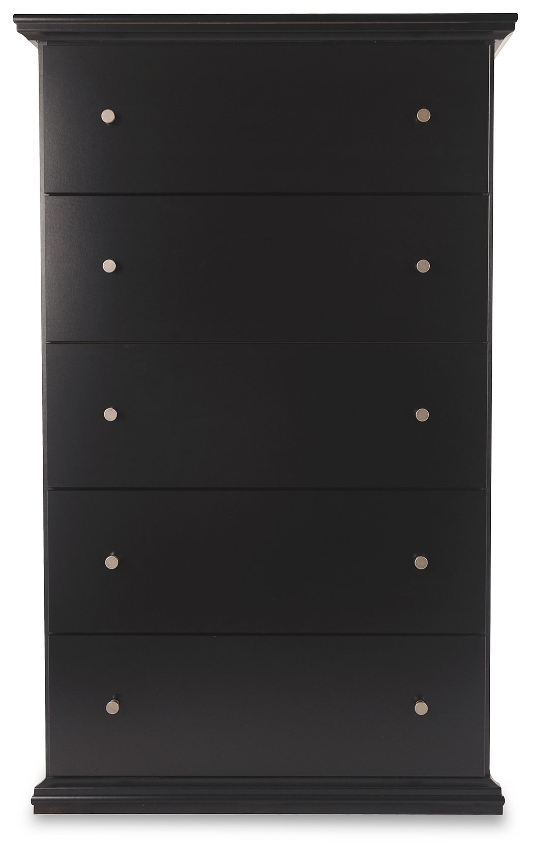Maribel - Black - Five Drawer Chest - Hornell Furniture Outlet