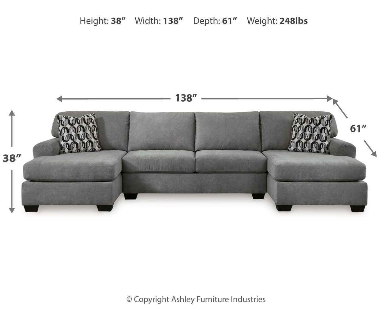 Birkdale Court - Sectional - Hornell Furniture Outlet