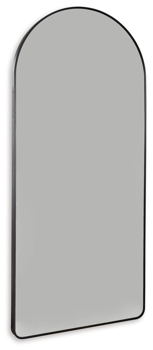 Sethall - Black - Floor Mirror - Hornell Furniture Outlet