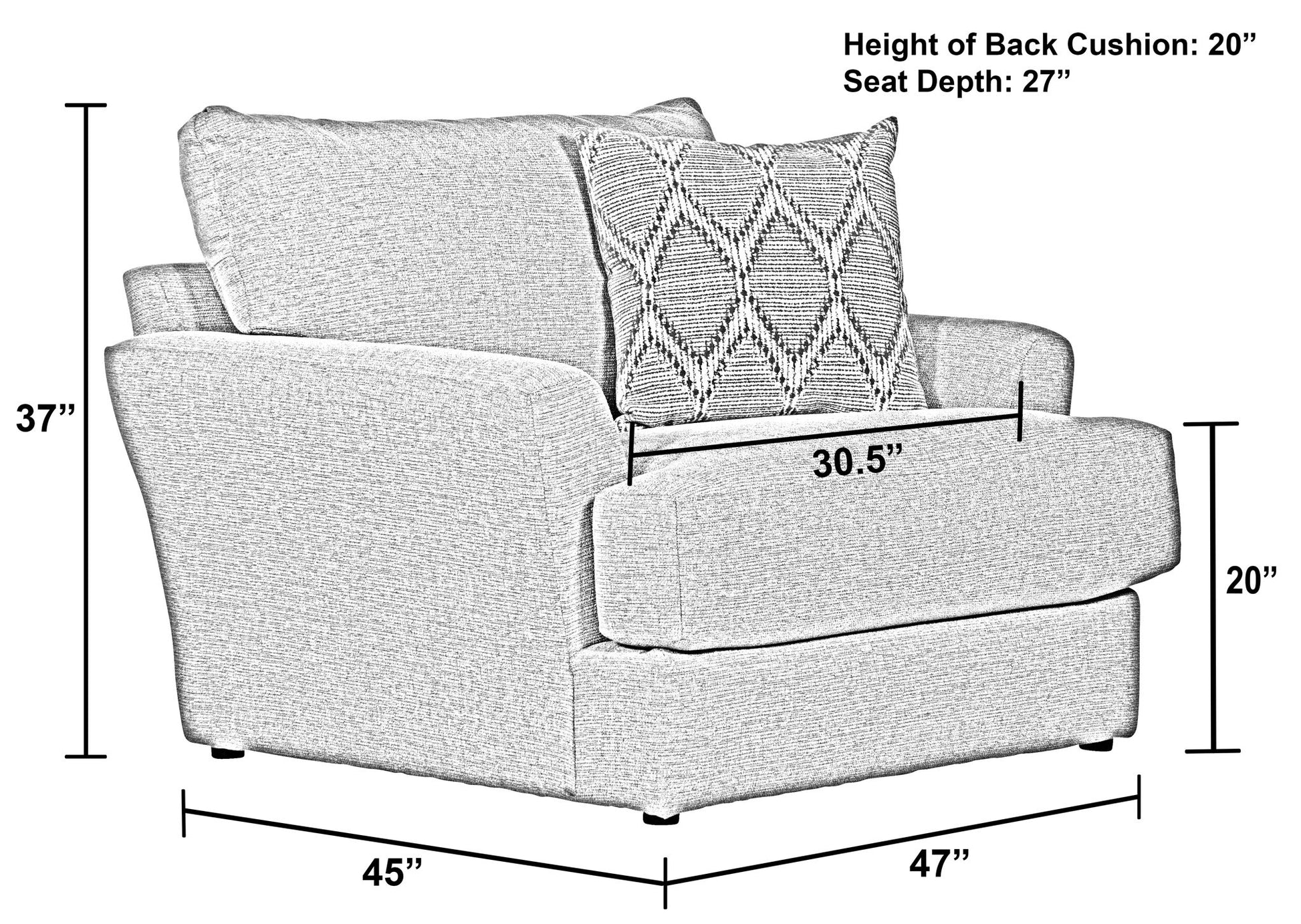 Howell - Chair 1/2 - Hornell Furniture Outlet