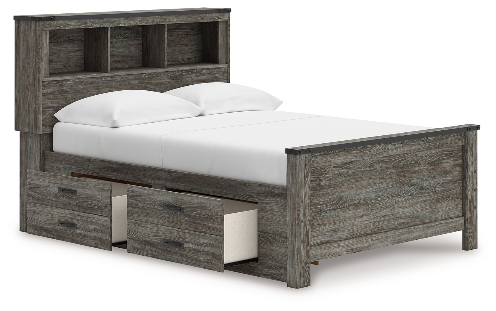 Frandern - Bookcase Panel Bed - Hornell Furniture Outlet