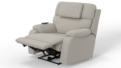 Dreamtime - 48" Power Headrest Power Lay Flat Recliner With CR3 Heat/Massage/Zero Gravity - Hornell Furniture Outlet