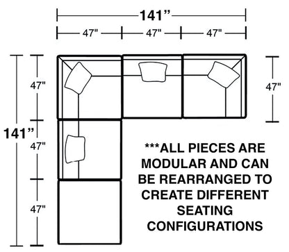 Posh - Modular Sectional - Hornell Furniture Outlet