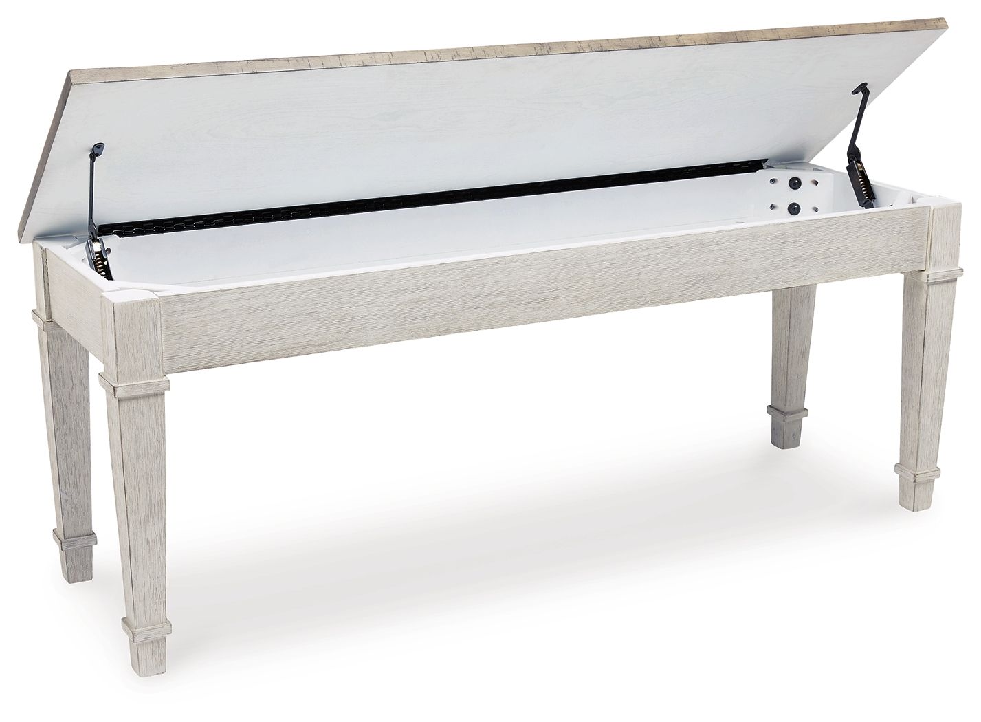 Skempton - Storage Bench - White - Hornell Furniture Outlet