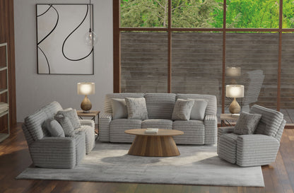 Lynx - Power Reclining Console Loveseat With Zero Gravity - Hornell Furniture Outlet