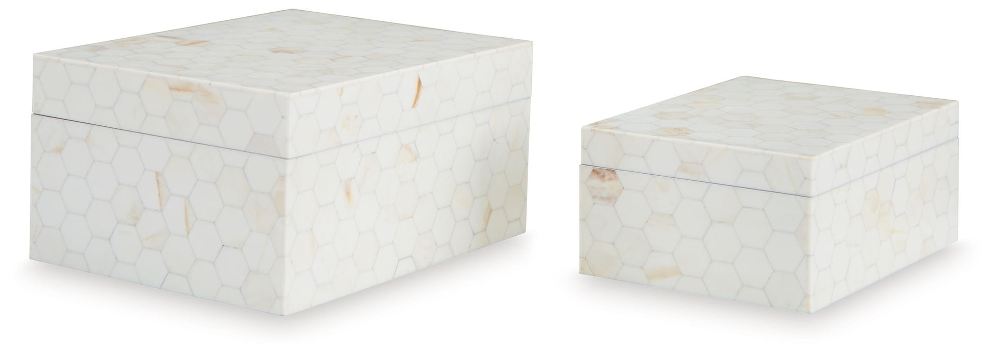 Aldenburg - Cream - Box Set (Set of 2) - Hornell Furniture Outlet