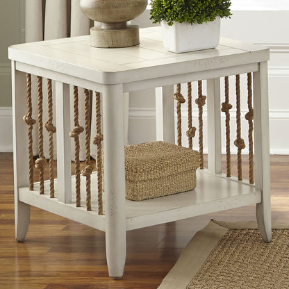 Dockside - End Table - White - Hornell Furniture Outlet