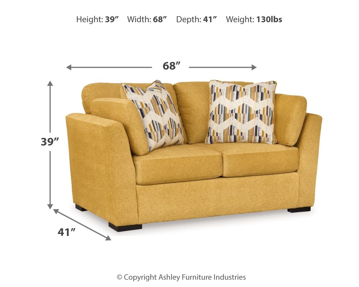 Keerwick - Loveseat - Hornell Furniture Outlet