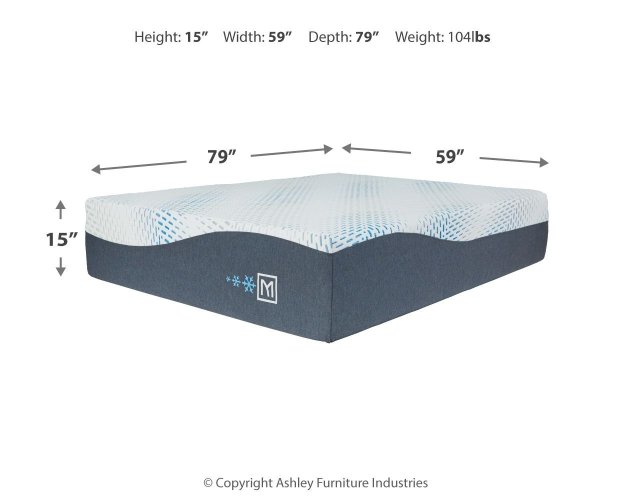 Millennium Luxury Plush Gel Latex Hybrid - Luxury Plush Gel Latex Hybrid Mattress - Hornell Furniture Outlet