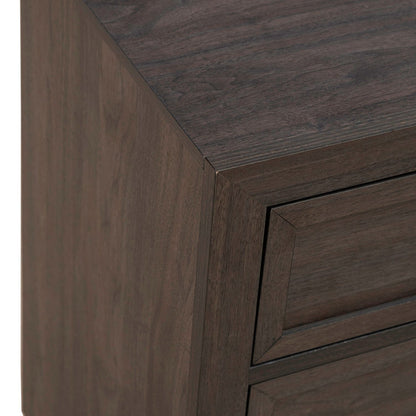 Modern Edge - Nightstand With Charging Station - Brown - Hornell Furniture Outlet