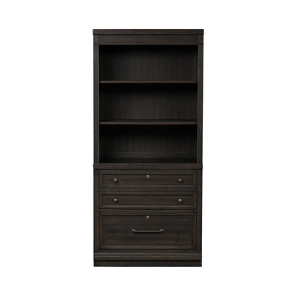 Harvest Home - 2 Piece Hutch & Cabinet Set - Black - Hornell Furniture Outlet