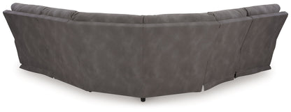 Next - gen Durapella - Power Reclinering Sectional Set - Hornell Furniture Outlet