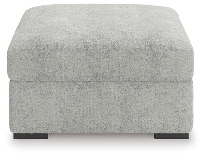Cuddle Plush - Arctic - Oversized Accent Ottoman - Hornell Furniture Outlet