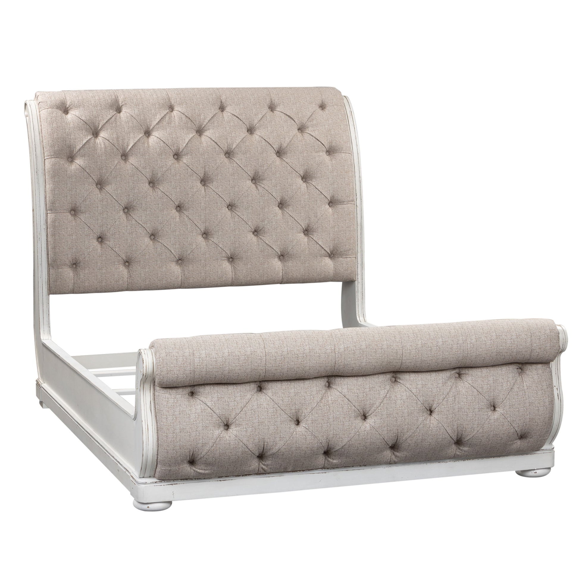 Magnolia Manor - Uph Sleigh Bed - Hornell Furniture Outlet