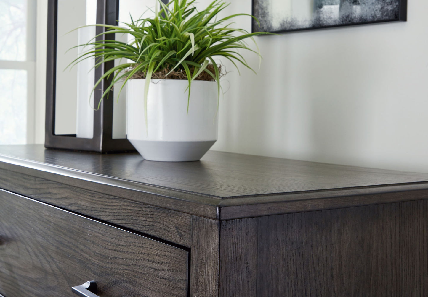 Montillan - Grayish Brown - Five Drawer Chest - Hornell Furniture Outlet