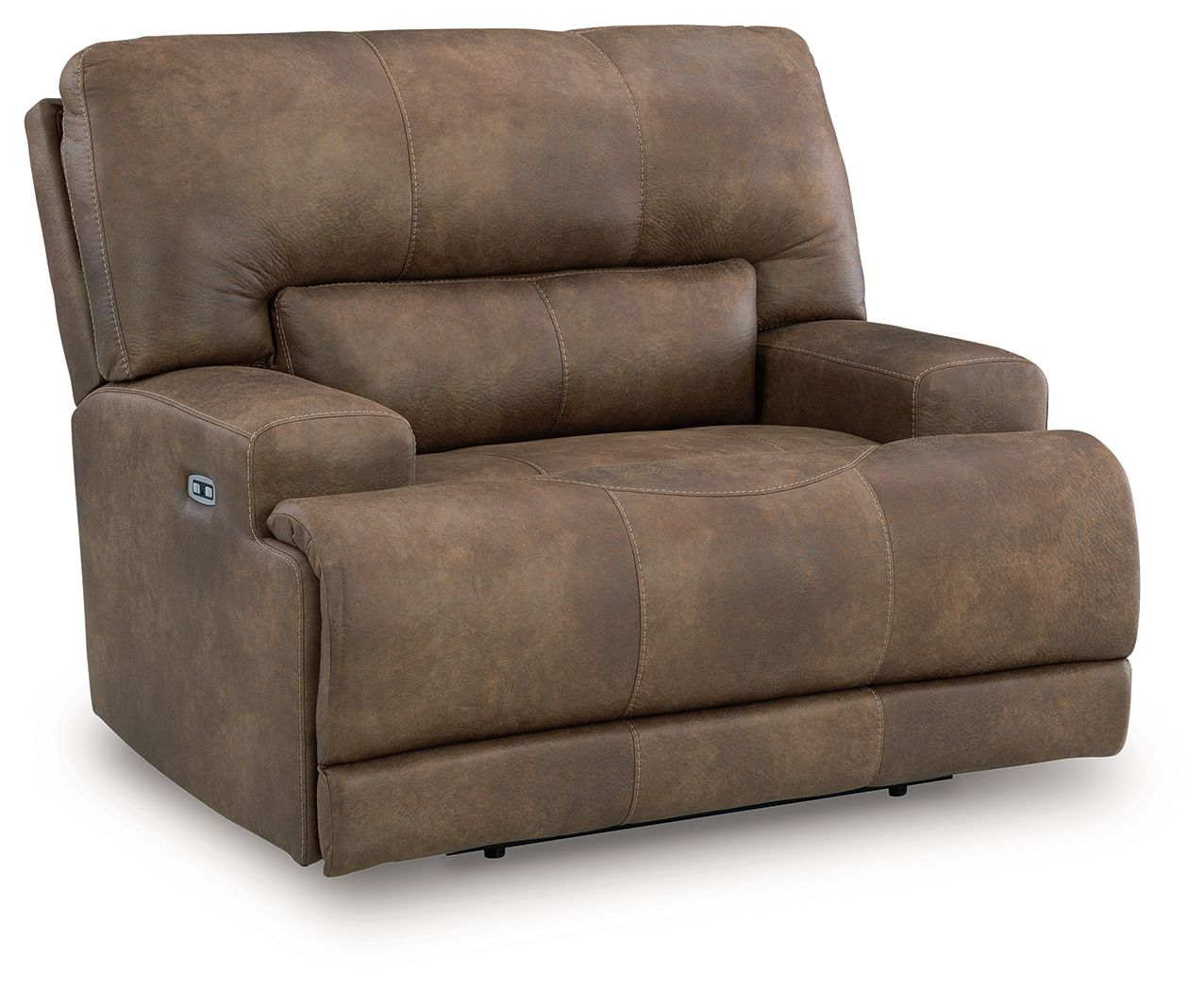 Beckley Place - Earth - Power Recliner With Adjustable Headrest - Hornell Furniture Outlet