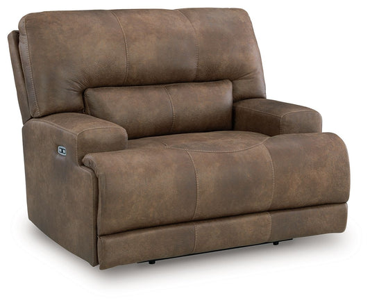 Beckley Place - Earth - Power Recliner With Adjustable Headrest - Hornell Furniture Outlet