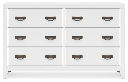 Binterglen - White - Dresser - Hornell Furniture Outlet