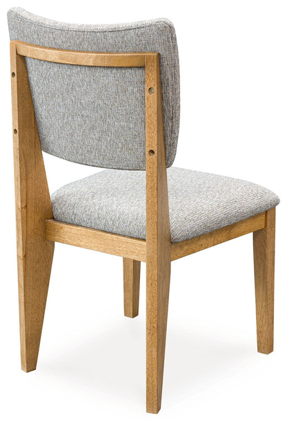 Sherbana - Light Brown - Dining Upholstered Side Chair (Set of 2) - Hornell Furniture Outlet