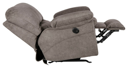 Reyes - Power Lay Flat Recliner - Hornell Furniture Outlet