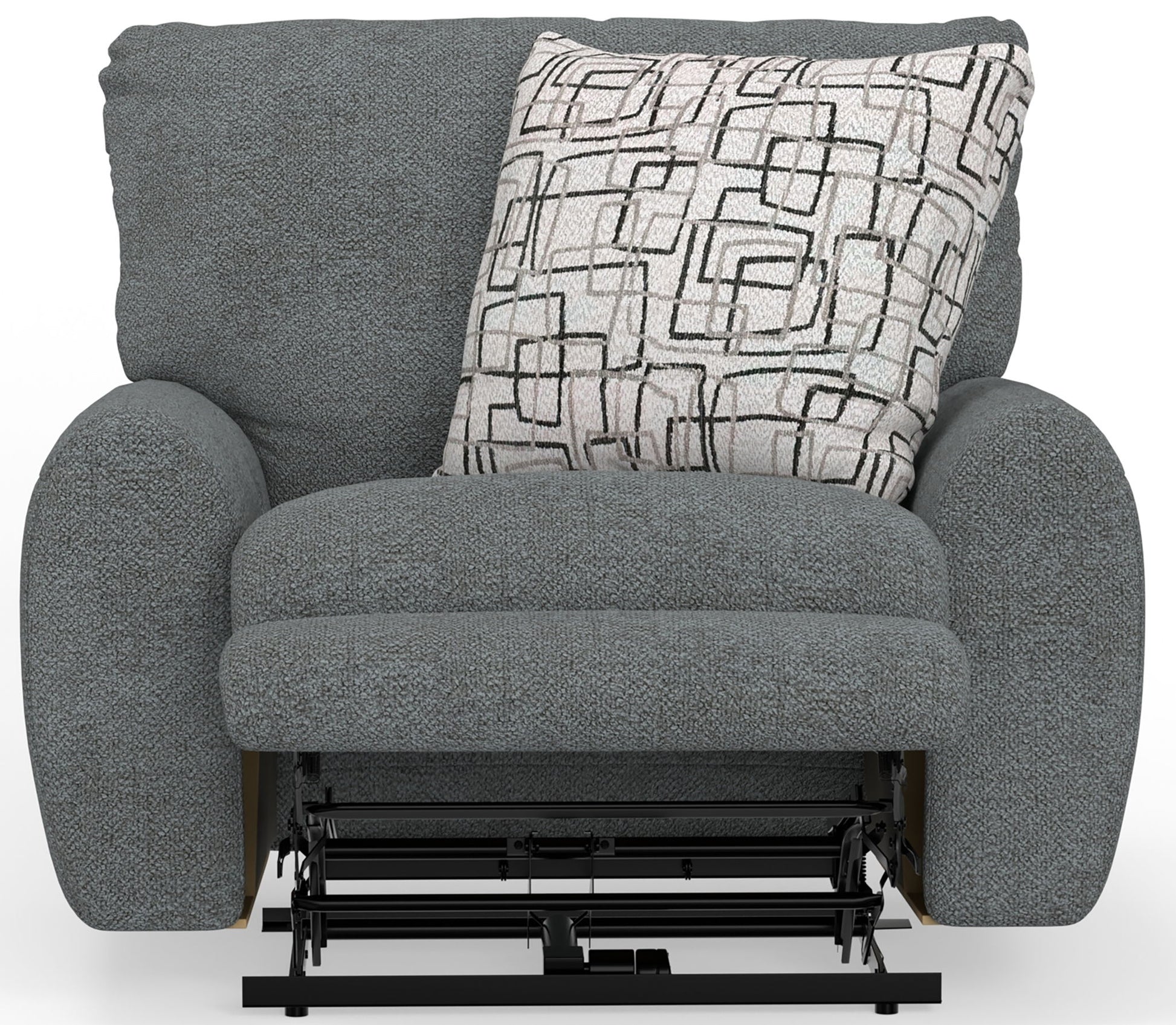 Maxwell - Power Deep Seat Lay Flat Recliner - Hornell Furniture Outlet