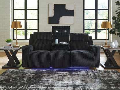 Forest Lake - Power Reclining Sofa With Adj Headrest - Hornell Furniture Outlet