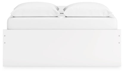 Onita - White - Queen Platform Bed - Hornell Furniture Outlet