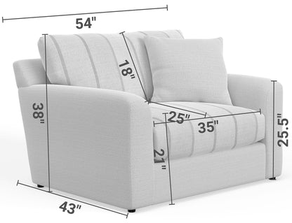 Lindsey - Chair & 1/2 - Hornell Furniture Outlet