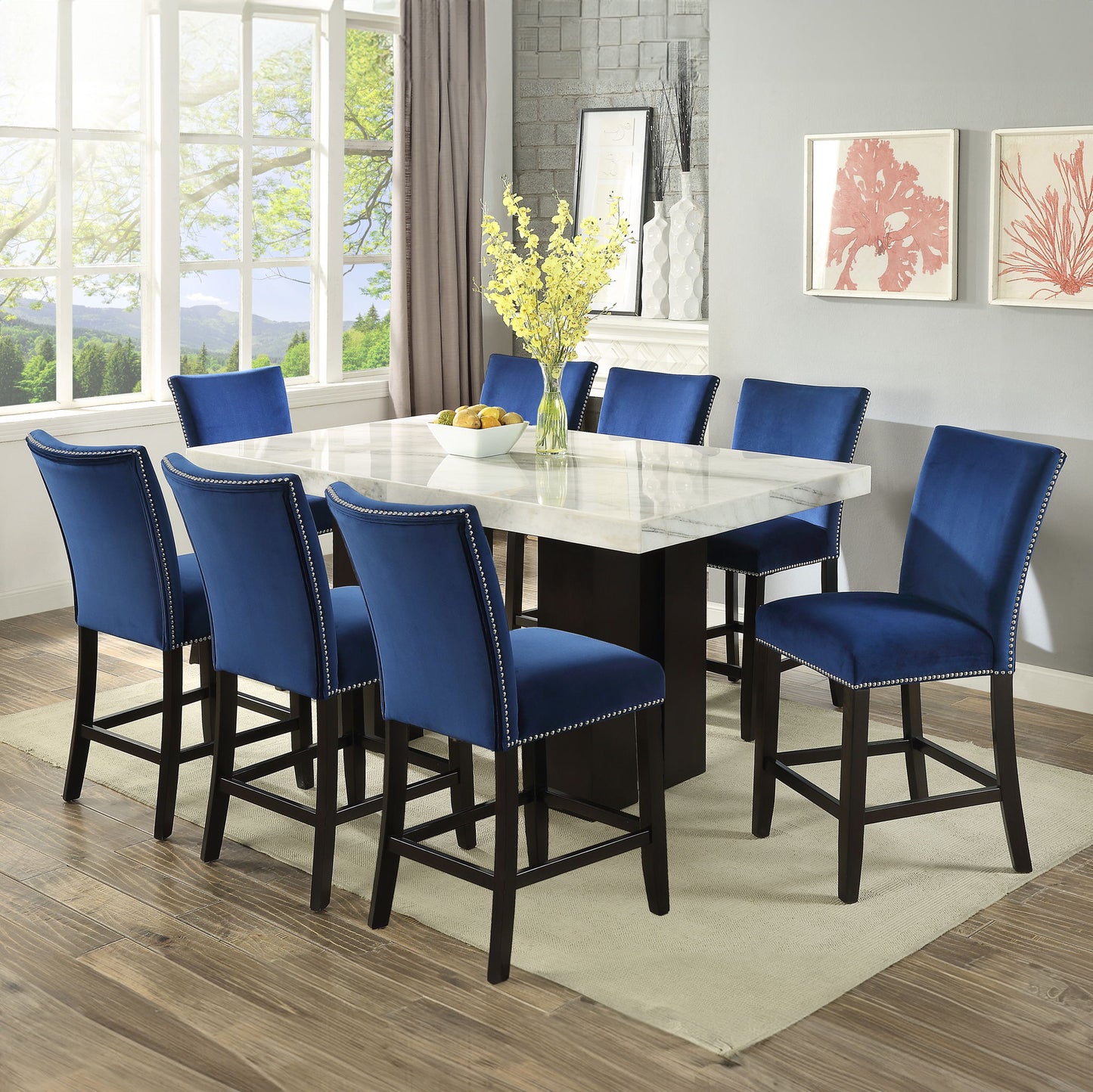 Camila - Rectangular Counter Dining Set - Hornell Furniture Outlet