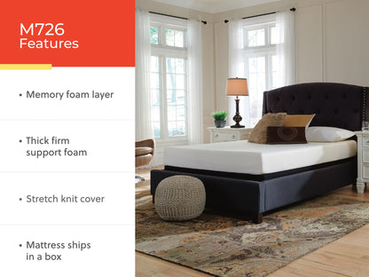 Chime 8 Inch Memory Foam - Medium Memory Foam Mattress - Hornell Furniture Outlet