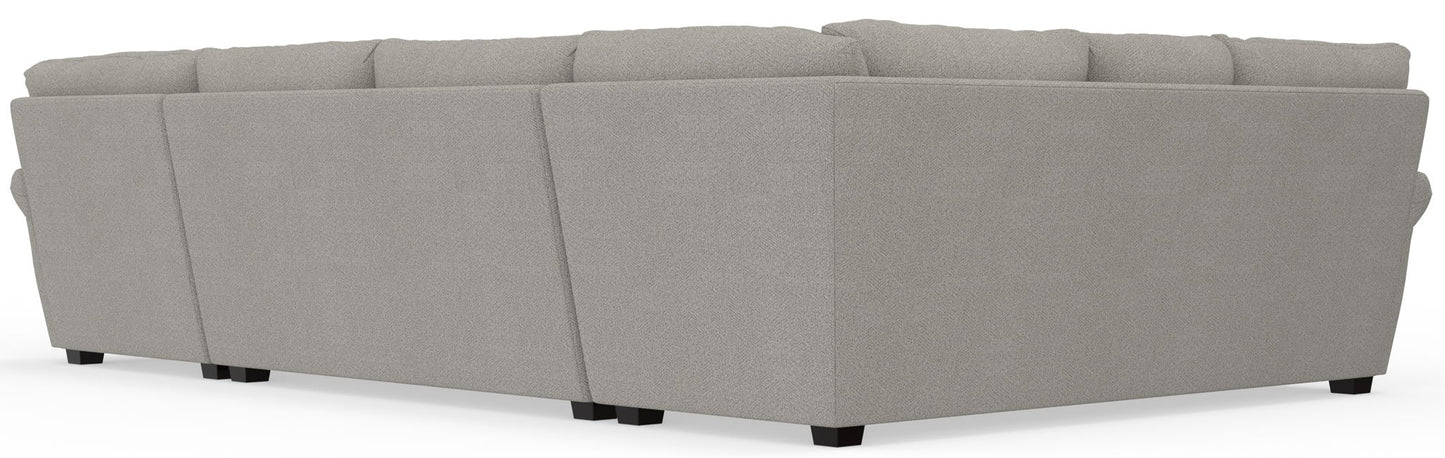 Livingston - Sectional With Comfort Coil Seating And Accent Pillows Included - Hornell Furniture Outlet