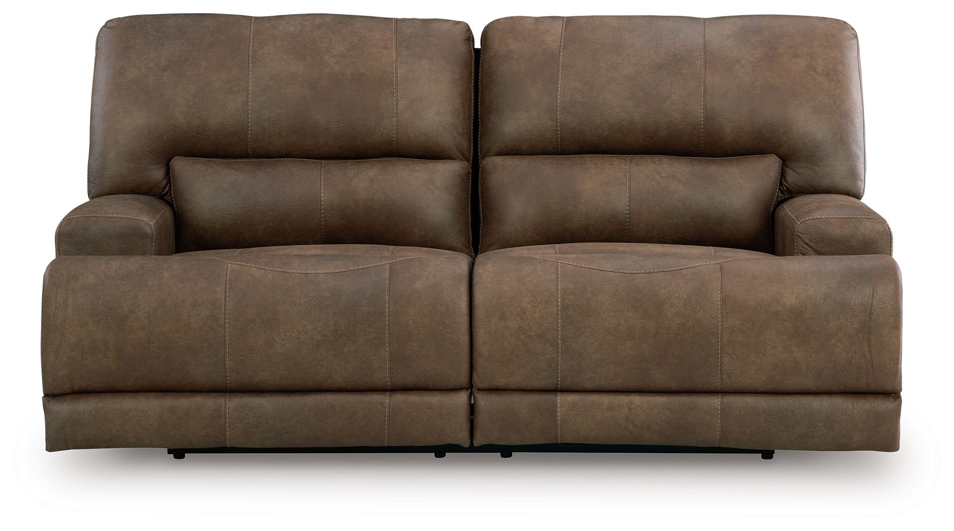 Beckley Place - Earth - 2 Seat Power Reclining Sofa With Adjustable Headrest - Hornell Furniture Outlet