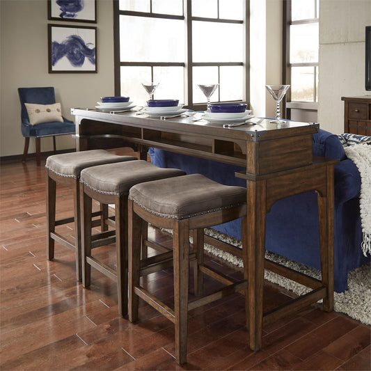 Aspen Skies - Console Set - Hornell Furniture Outlet