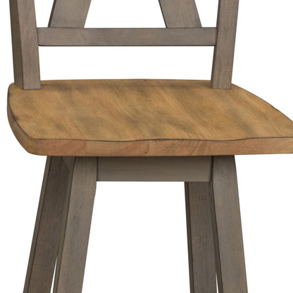 Lindsey Farm - Counter Height Swivel Chair (RTA) - Hornell Furniture Outlet