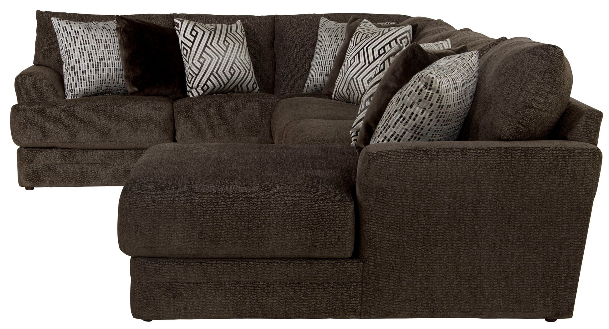 Galaxy - Sectional With Included Accent Pillows - Hornell Furniture Outlet