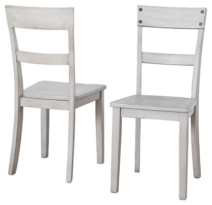 Loratti - Gray - Dining Room Side Chair (Set of 2) - Hornell Furniture Outlet