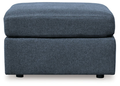 Modmax - Ink - Oversized Accent Ottoman - Fabric - Hornell Furniture Outlet